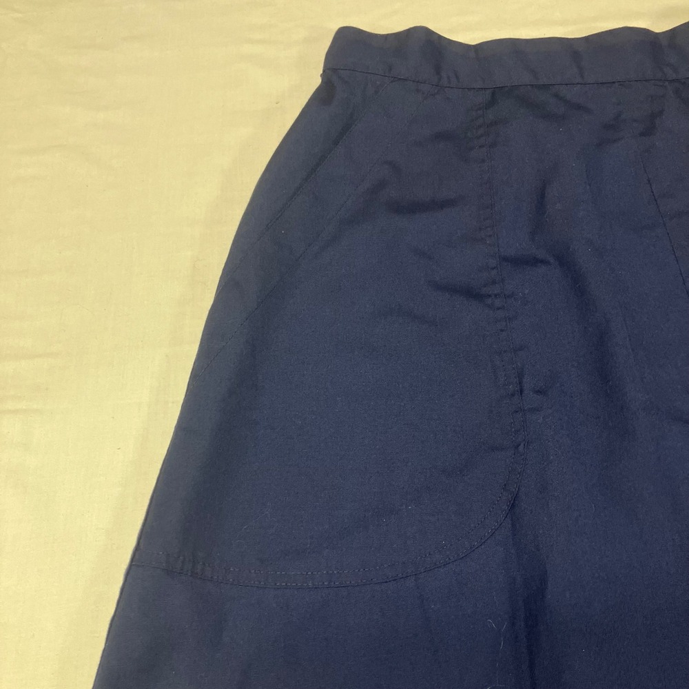 Vintage Boy Scouts America Den Mothers Uniform Skirt Navy Blue A-Line 27" Waist - Picture 4 of 6